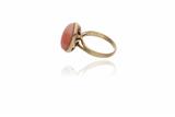 Anello con corallo cabochon - Asta Preziosi Anello con corallo cabochon - Asta Preziosi