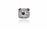 Anello con diamanti e zaffiri - Asta Preziosi Anello con diamanti e zaffiri - Asta Preziosi