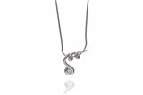 Collana con ciondolo con diamante - Asta Preziosi Collana con ciondolo con diamante - Asta Preziosi