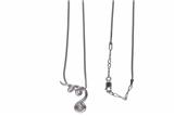 Collana con ciondolo con diamante - Asta Preziosi Collana con ciondolo con diamante - Asta Preziosi
