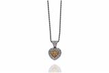 Collana e ciondolo con diamanti e quarzo - Asta Preziosi Collana e ciondolo con diamanti e quarzo - Asta Preziosi