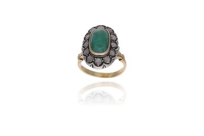 Anello con smeraldo e diamanti - Asta Preziosi Anello con smeraldo e diamanti - Asta Preziosi