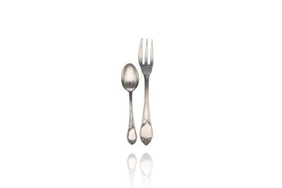 Dodici forchettine e dodici cucchiaini in argento - Asta Preziosi Dodici forchettine e dodici cucchiaini in argento - Asta Preziosi