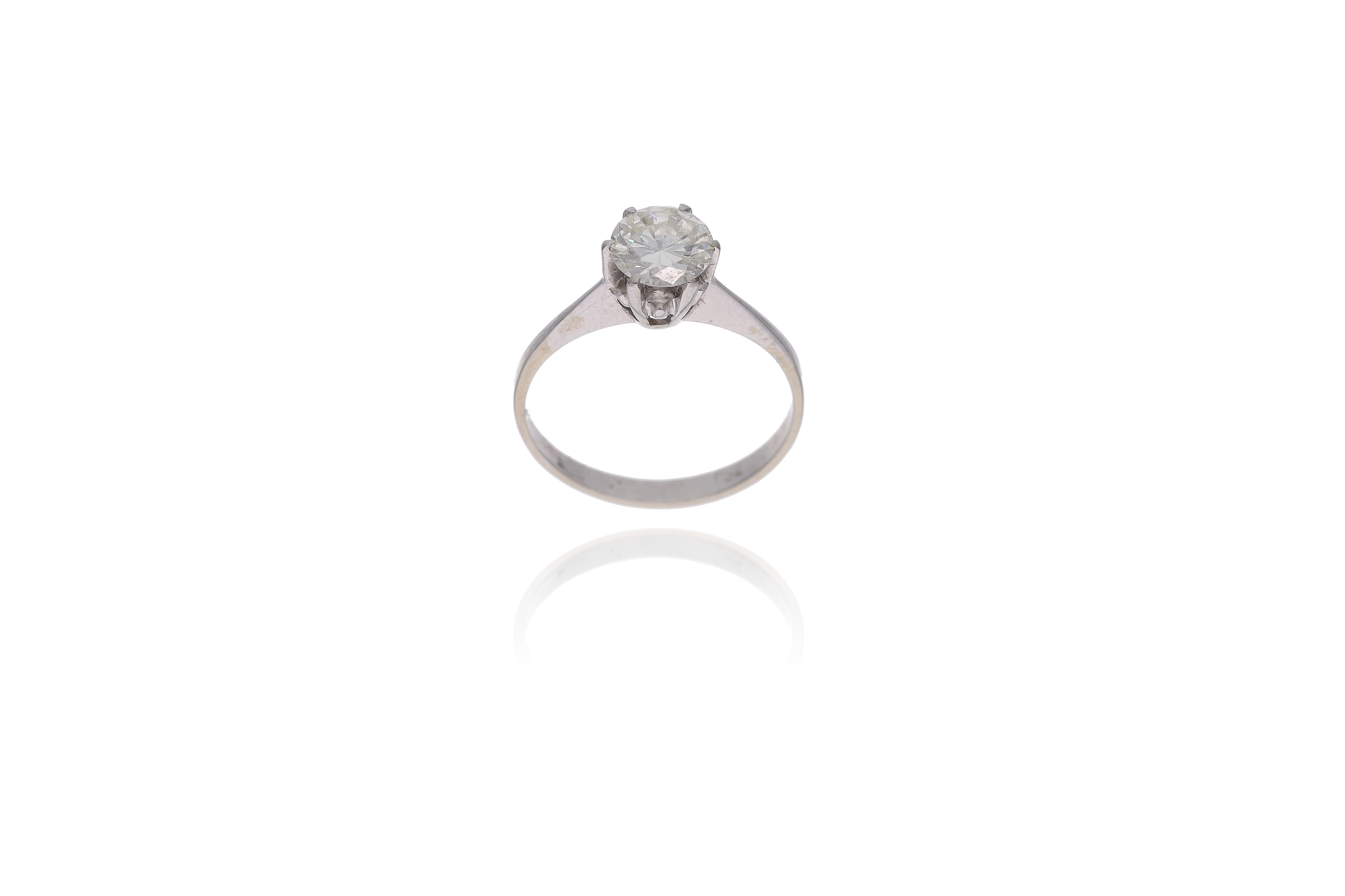 Anello con diamante - Asta Preziosi