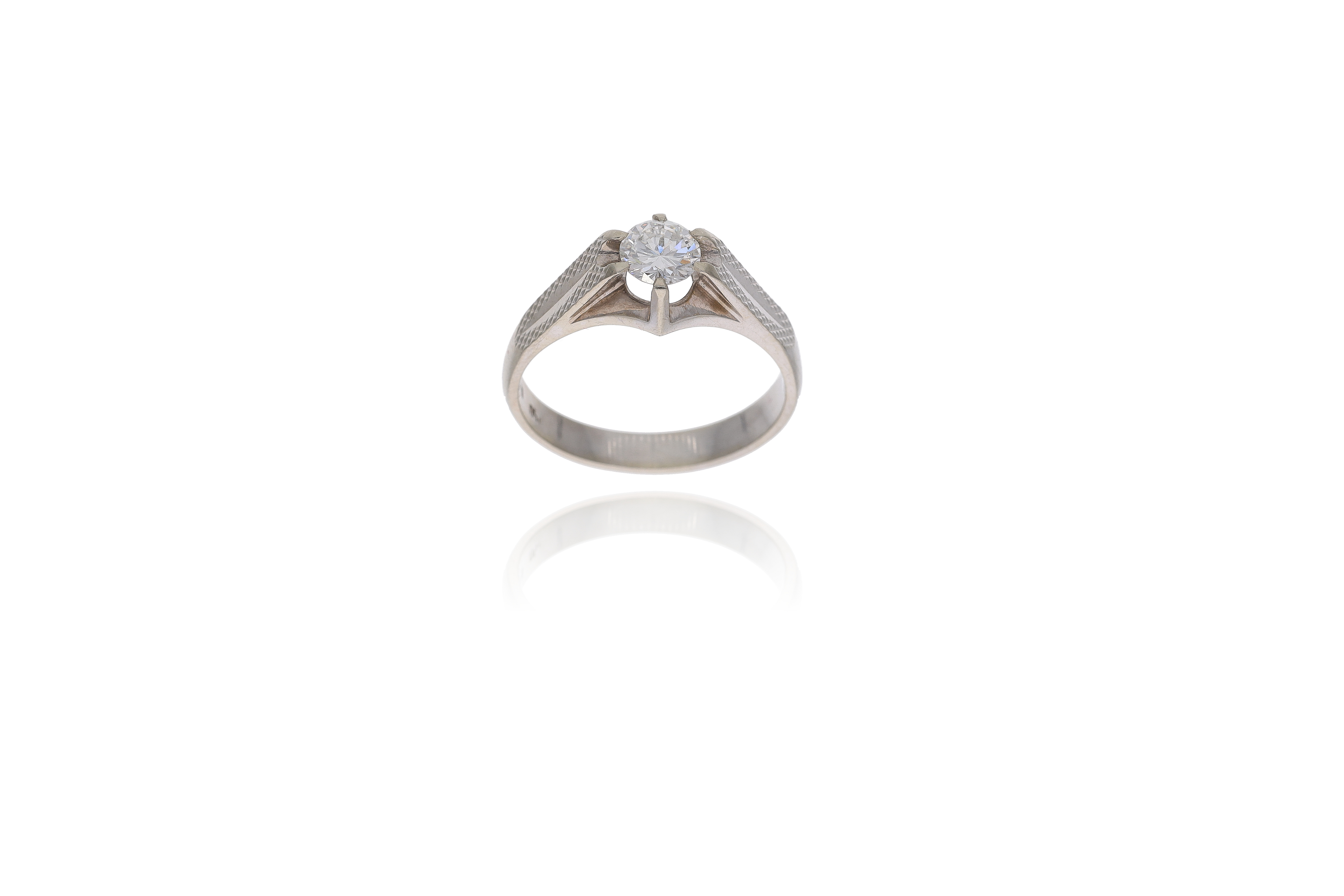 Anello con diamante - Asta Preziosi