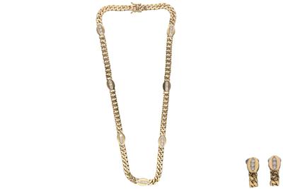 Parure collana e orecchini con diamanti - Asta Preziosi Parure collana e orecchini con diamanti - Asta Preziosi