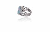 Anello con acquamarina - Asta Preziosi Anello con acquamarina - Asta Preziosi