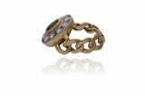 Anello con diamanti e zaffiro - Asta Preziosi Anello con diamanti e zaffiro - Asta Preziosi
