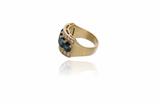 Anello con zaffiri e diamanti - Asta Preziosi Anello con zaffiri e diamanti - Asta Preziosi