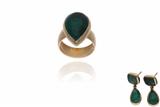 Parure, anello e paio di orecchini con smeraldi - Asta Preziosi Parure, anello e paio di orecchini con smeraldi - Asta Preziosi