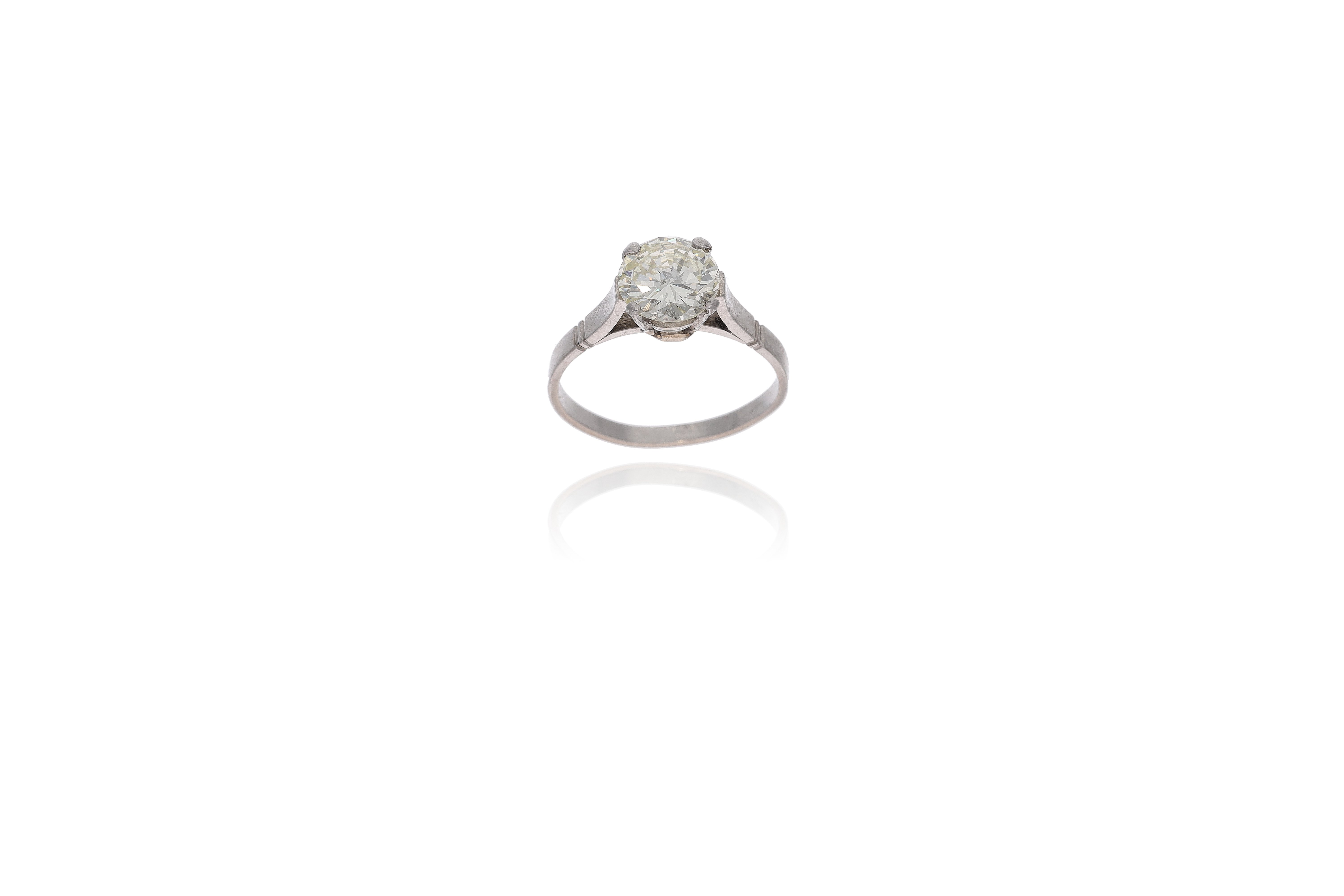 Anello con diamante - Asta Preziosi