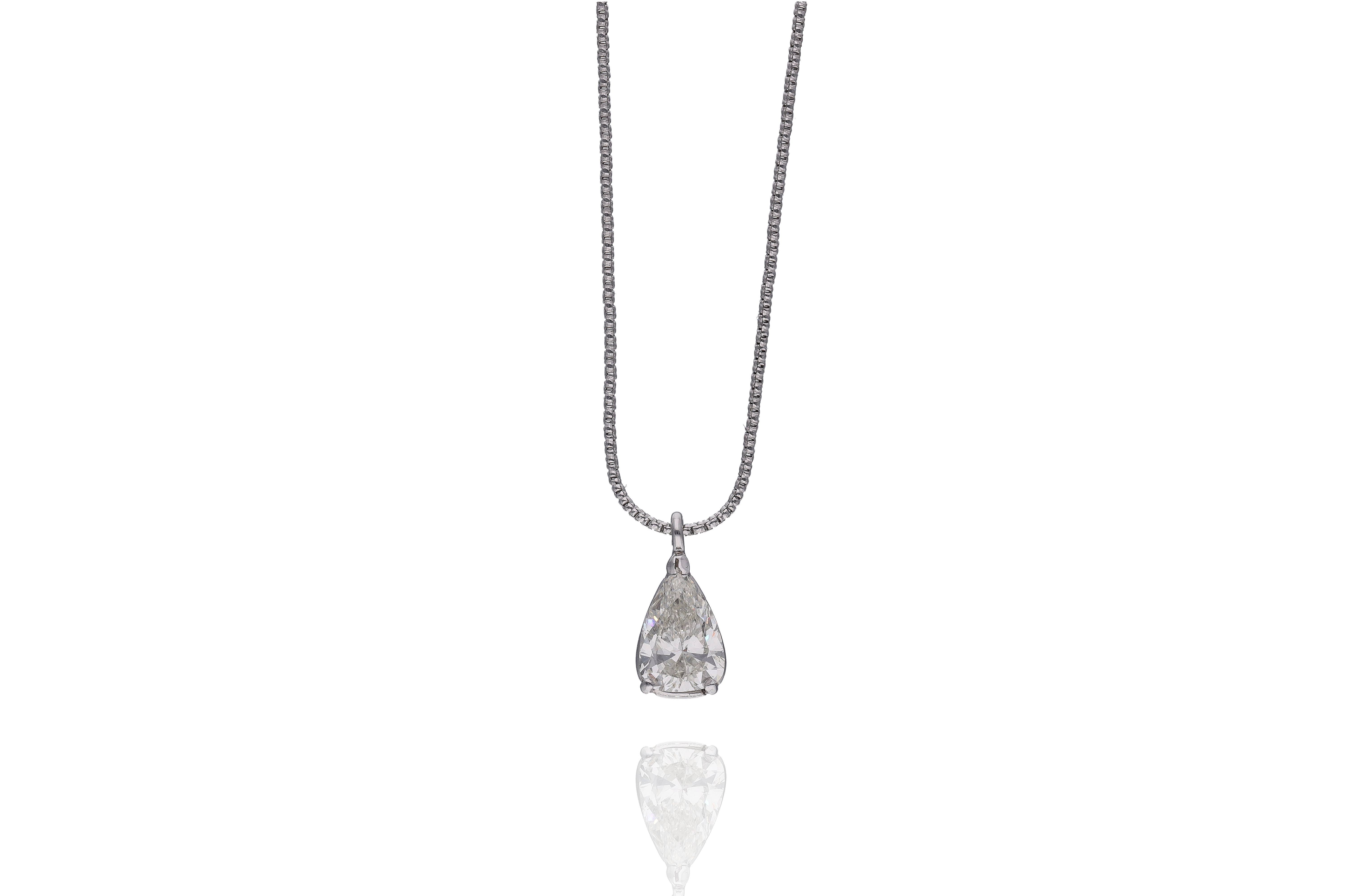 Collana con diamante - Asta Preziosi