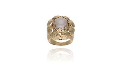 Anello con perla mabe' - Asta Preziosi