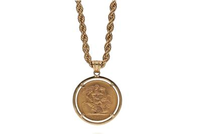Collana con sterlina inglese - Asta Preziosi Collana con sterlina inglese - Asta Preziosi