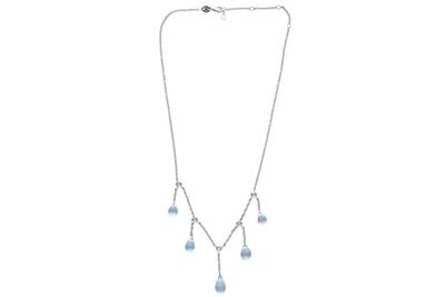 Collana con topazi e diamanti - Asta Preziosi Collana con topazi e diamanti - Asta Preziosi