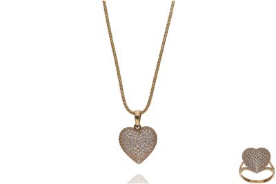 Parure, anello e collana con pietre - Asta Preziosi Parure, anello e collana con pietre - Asta Preziosi