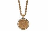 Collana con sterlina inglese - Asta Preziosi Collana con sterlina inglese - Asta Preziosi