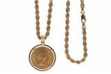 Collana con sterlina inglese - Asta Preziosi Collana con sterlina inglese - Asta Preziosi