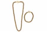 Parure, collana e bracciale in oro - Asta Preziosi Parure, collana e bracciale in oro - Asta Preziosi