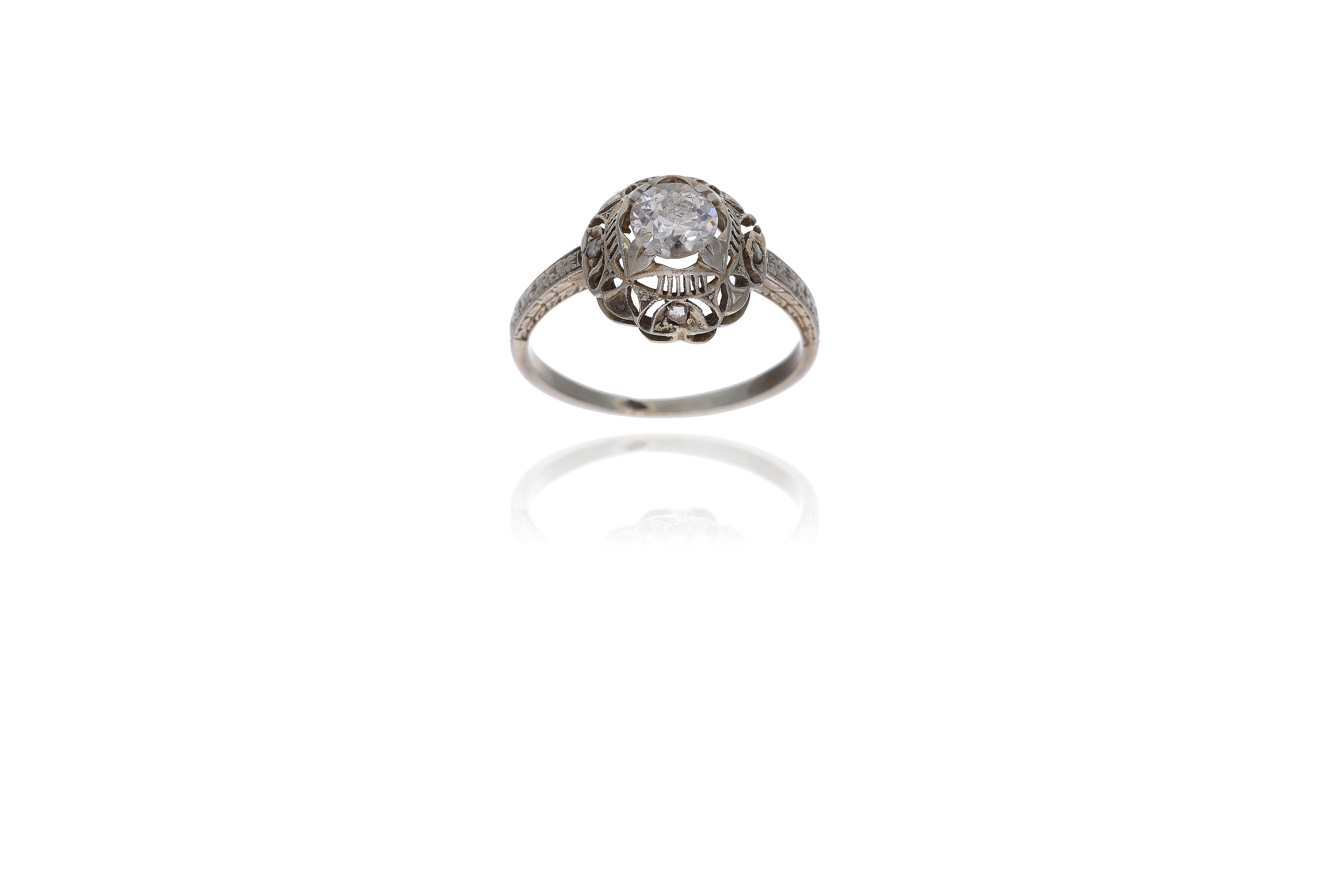Anello con diamanti - Asta Preziosi