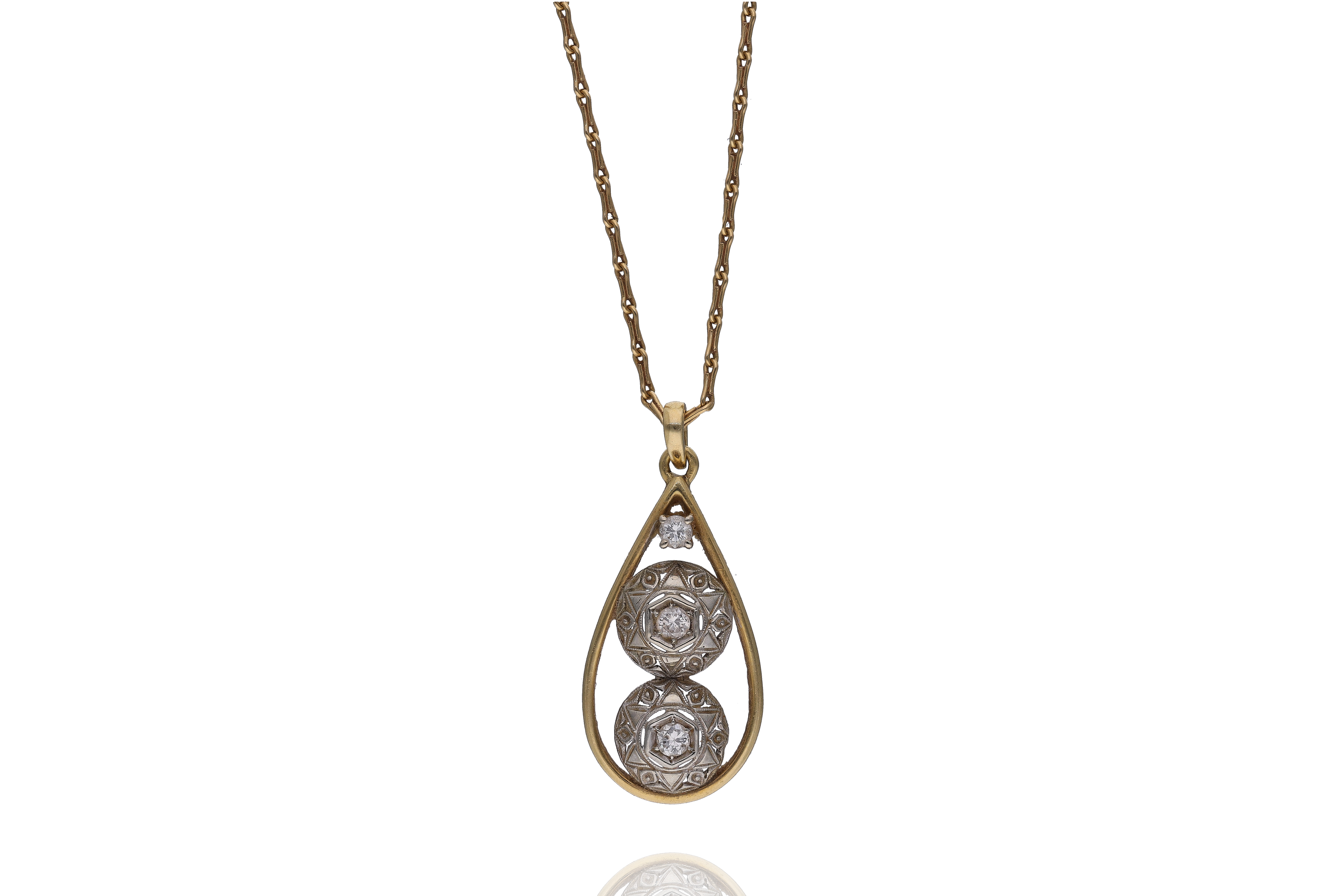 Collana con diamanti - Asta Preziosi