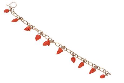 Bracciale con coralli - Asta Preziosi Bracciale con coralli - Asta Preziosi