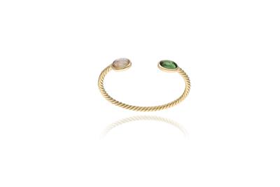 Bracciale con tormalina e quarzo - Asta Preziosi Bracciale con tormalina e quarzo - Asta Preziosi