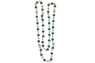 Collana con malachiti - Asta Preziosi Collana con malachiti - Asta Preziosi