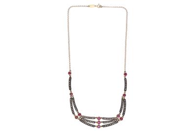 Collana con rubini e diamanti - Asta Preziosi Collana con rubini e diamanti - Asta Preziosi