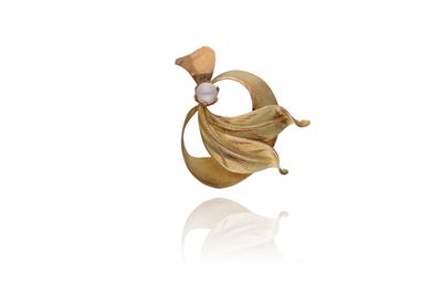 Spilla con perla - Asta Preziosi Spilla con perla - Asta Preziosi