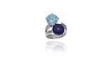 Anello con diamanti e pietre - Asta Preziosi Anello con diamanti e pietre - Asta Preziosi