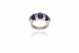 Anello con diamanti e zaffiri - Asta Preziosi Anello con diamanti e zaffiri - Asta Preziosi
