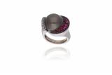 Anello con perla, diamanti e rubini - Asta Preziosi Anello con perla, diamanti e rubini - Asta Preziosi