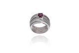 Anello con rubino e diamanti - Asta Preziosi Anello con rubino e diamanti - Asta Preziosi