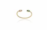Bracciale con tormalina e quarzo - Asta Preziosi Bracciale con tormalina e quarzo - Asta Preziosi
