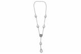 Collana con perle coltivate e diamanti, diamanti gialli e pietre - Asta Preziosi Collana con perle coltivate e diamanti, diamanti gialli e pietre - Asta Preziosi