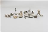 Sedici miniature in argento - Asta Preziosi