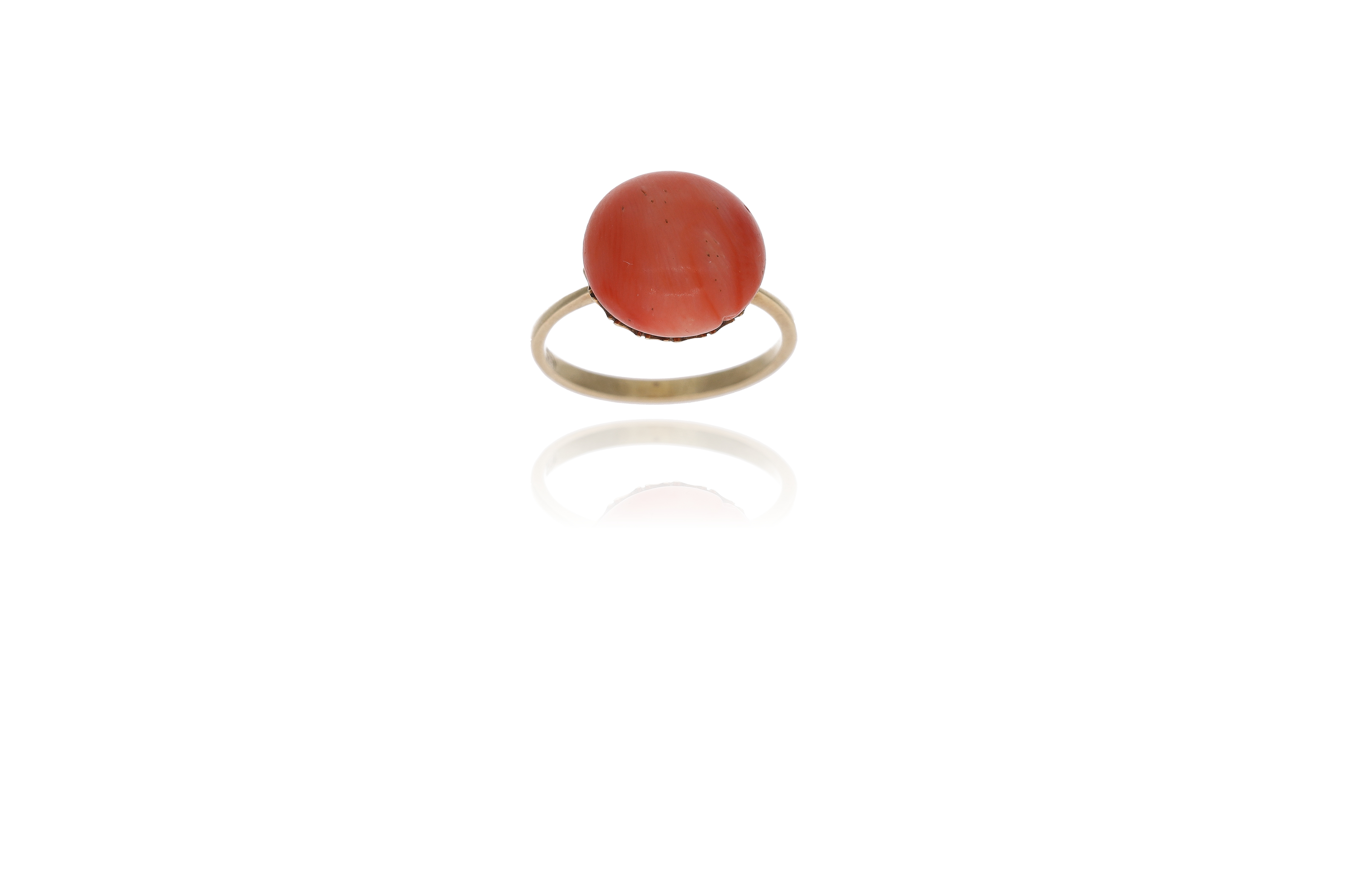 Anello con corallo - Asta Preziosi