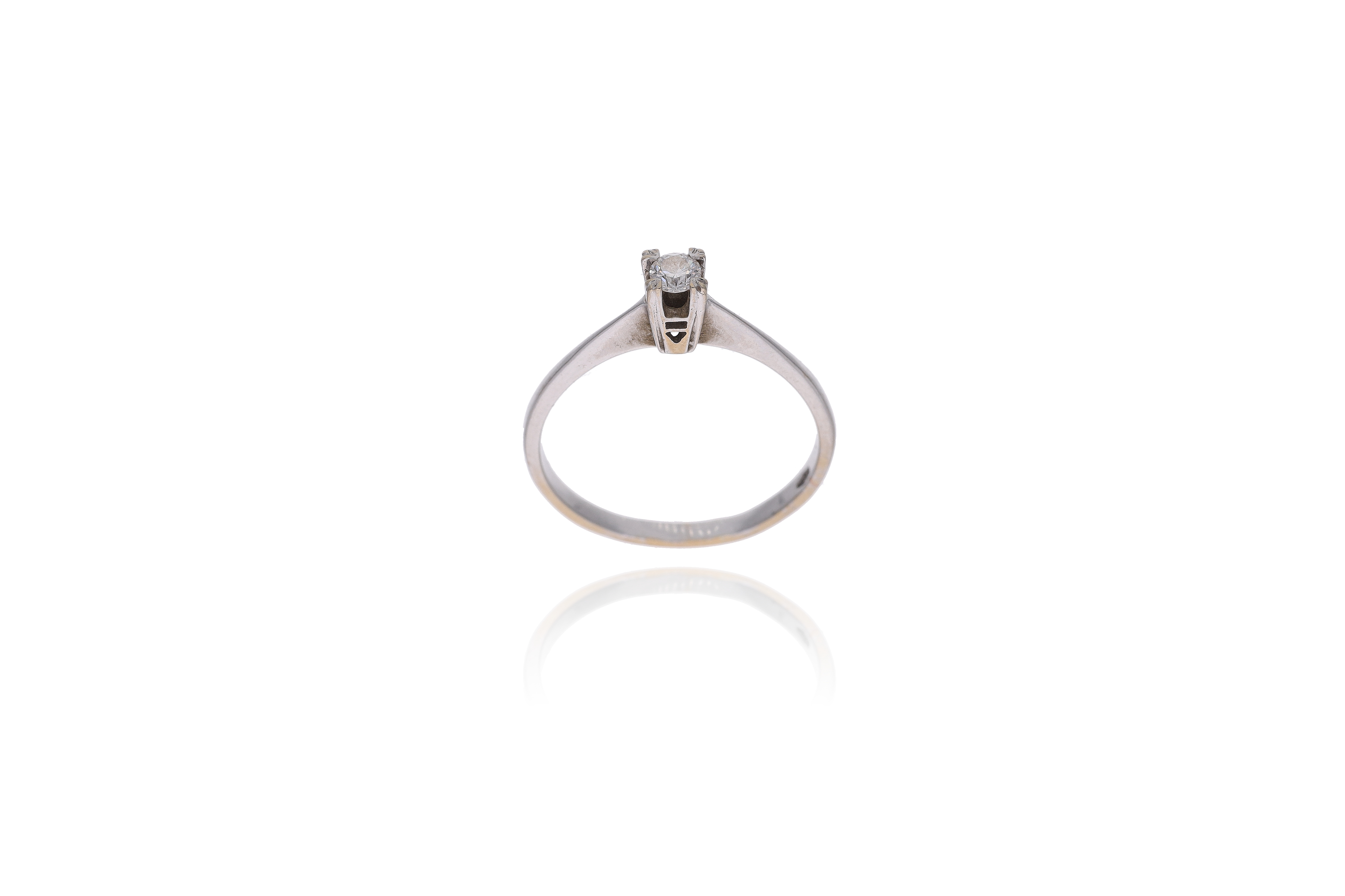 Anello con diamante - Asta Preziosi