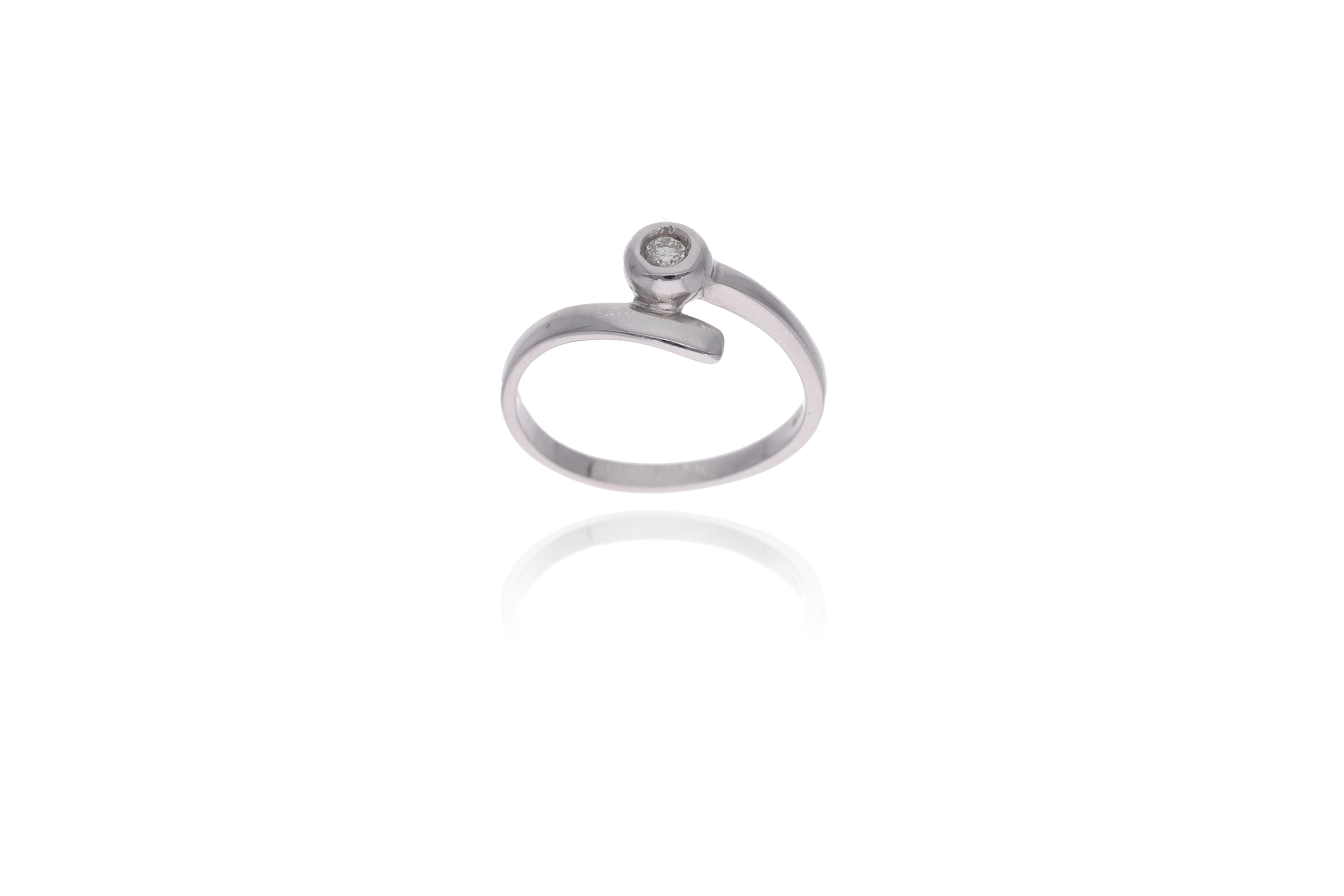 Anello con diamante - Asta Preziosi