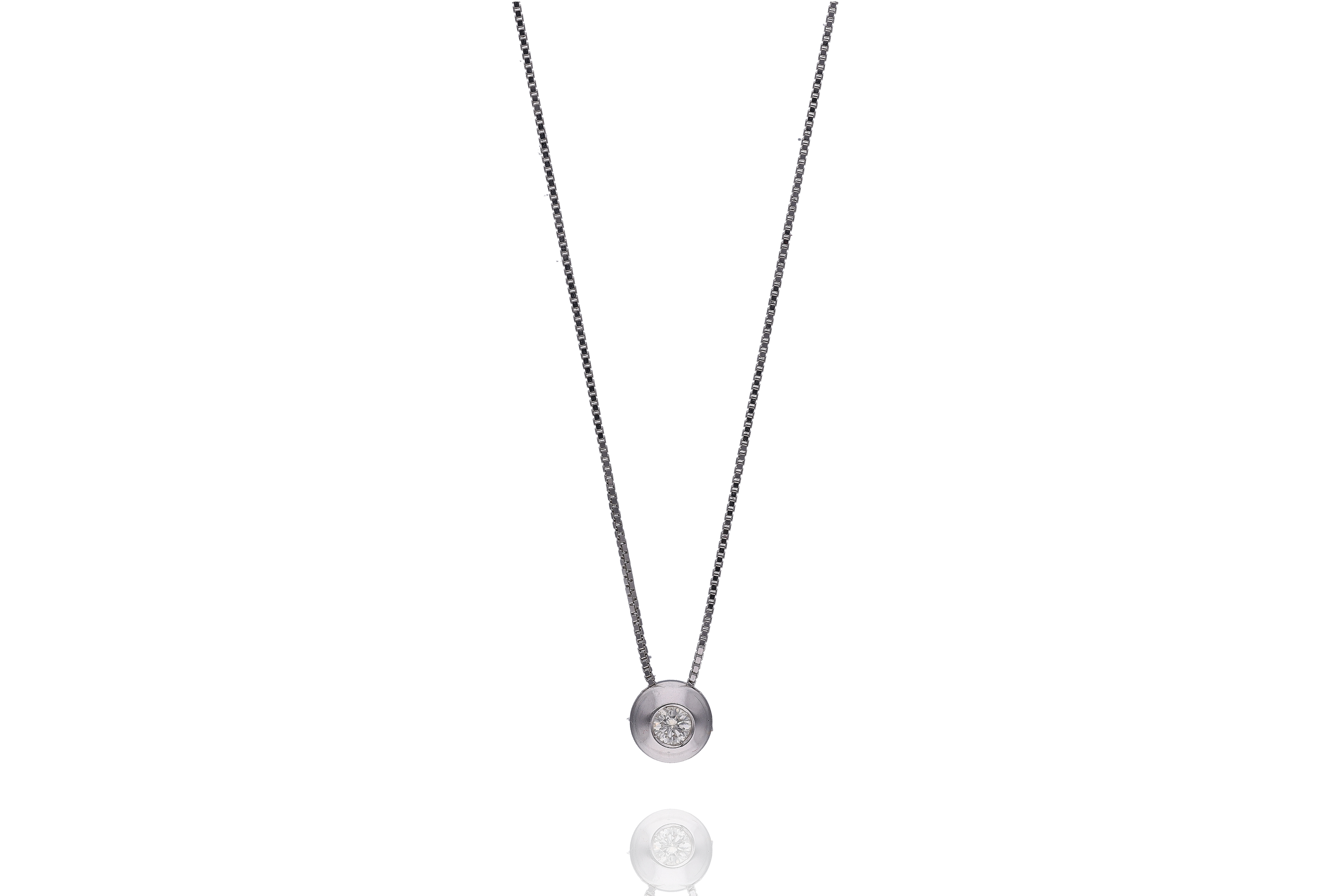 Collana con diamante - Asta Preziosi