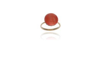 Anello con corallo - Asta Preziosi