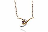 Collana con diamanti e rubino - Asta Preziosi Collana con diamanti e rubino - Asta Preziosi
