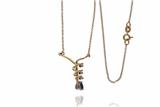 Collana con diamanti e zaffiro - Asta Preziosi Collana con diamanti e zaffiro - Asta Preziosi