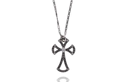 Collana con diamanti, diamanti neri e pietre - Asta Preziosi Collana con diamanti, diamanti neri e pietre - Asta Preziosi