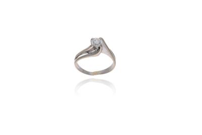 Anello con diamante - Asta Preziosi