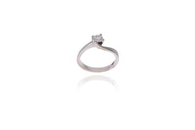 Anello con diamante - Asta Preziosi