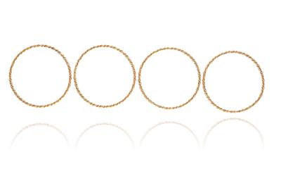 Quattro bracciali in oro - Asta Preziosi