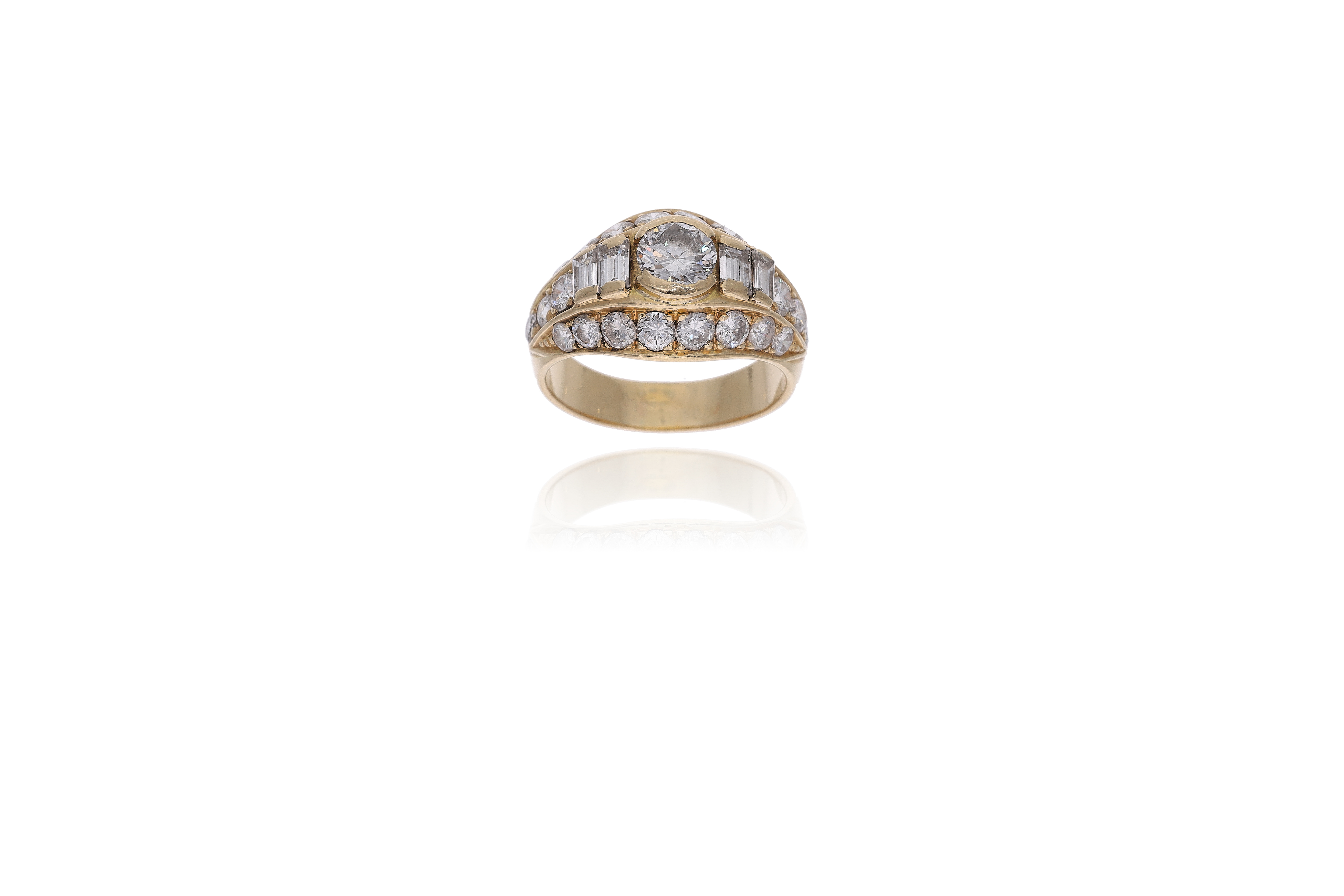 Anello con diamanti - Asta Preziosi
