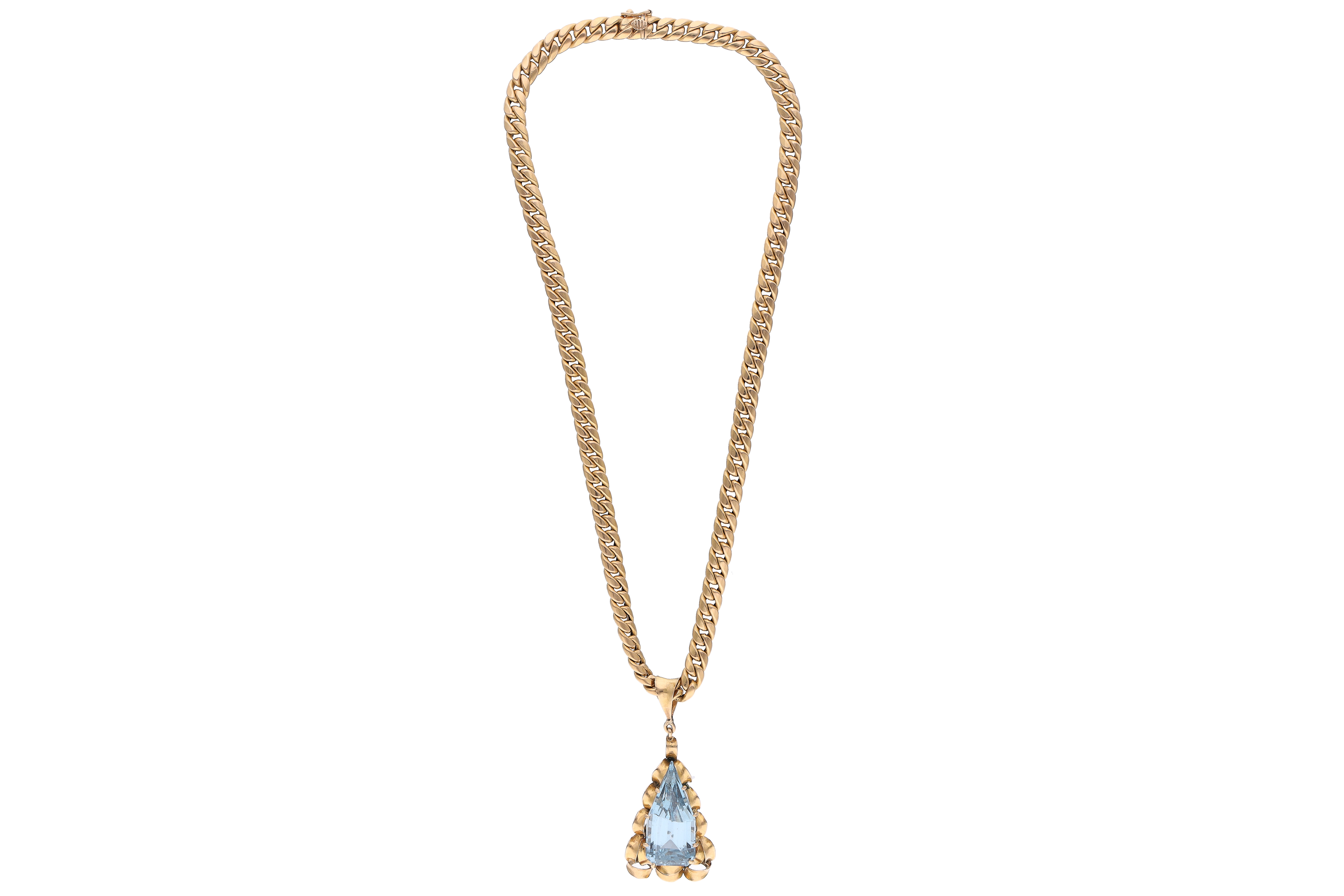 Collana con ciondolo con pietra - Asta Preziosi